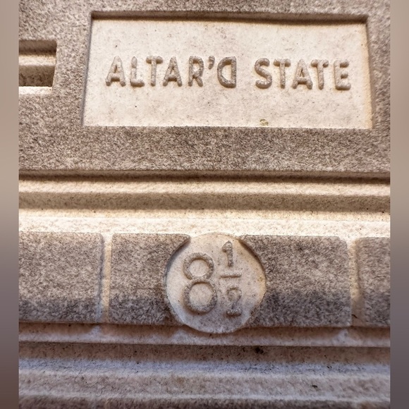 Altar'd State Elleni Crochet platform Sandals in cream & tan. Size 8 1/2 - Picture 4 of 8